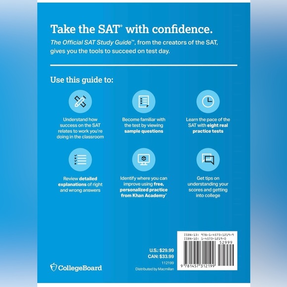 The College Board Official SAT Study Guide Edition-Study Guide Edition - Picture 2 of 8